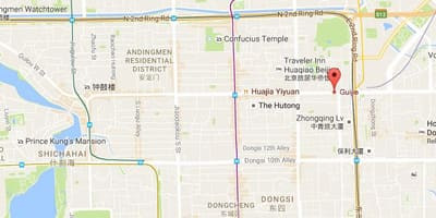 ਨਕਸ਼ਾ ਦੇ ਆਤਮਾ ਸਟਰੀਟ ਬੀਜਿੰਗ