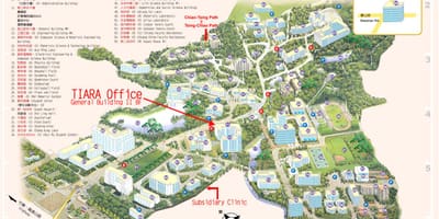 Tsinghua ਯੂਨੀਵਰਸਿਟੀ ਪਰਿਸਰ ਨਕਸ਼ਾ